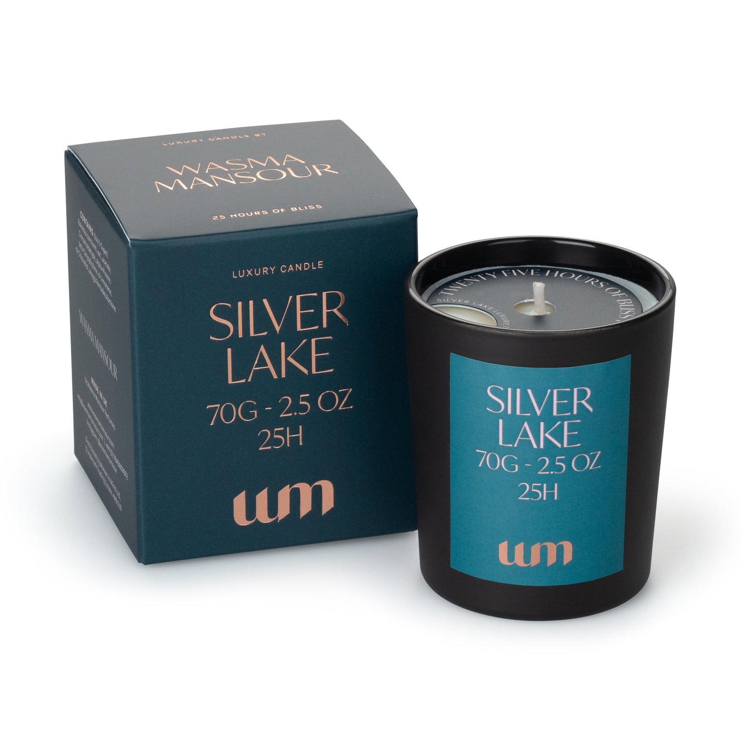 سيلفر ليك شمعة صغيرة سيلفر ليك حجم صغير